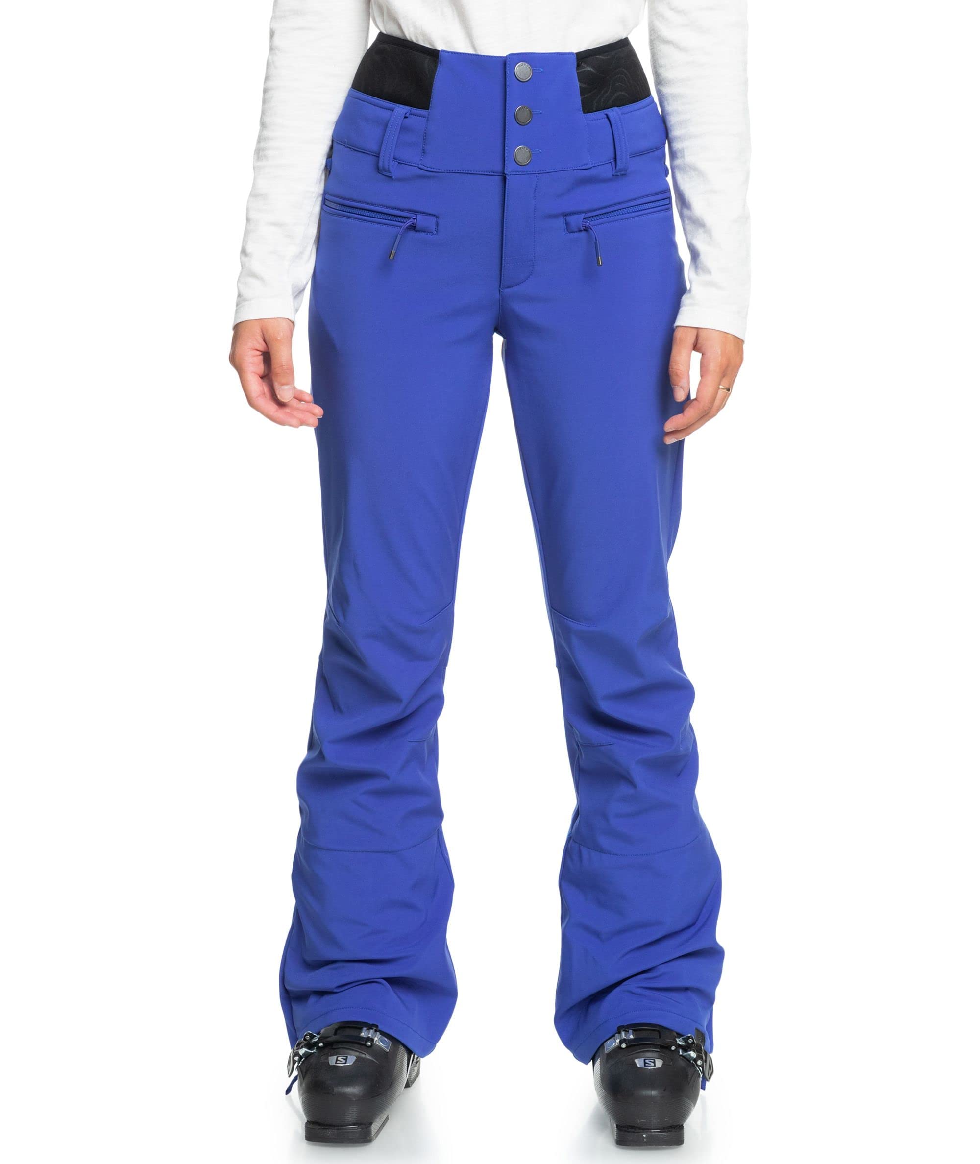 Roxy Women's Rising High Snow Pants - Waterproof Insulated Ski Pants for Women - Winter Snowboarding & Outdoor Activities