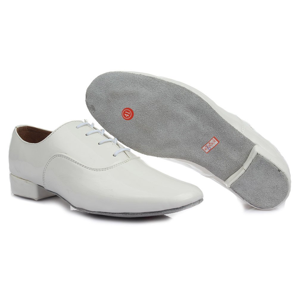 Hipposeus Men's Latin Ballroom Dance Shoes - Tango, Modern, Rumba Social Dance Shoes with Low Heel (Model 703) | Perfect for Professional Performances, Dance Classes & Social Events