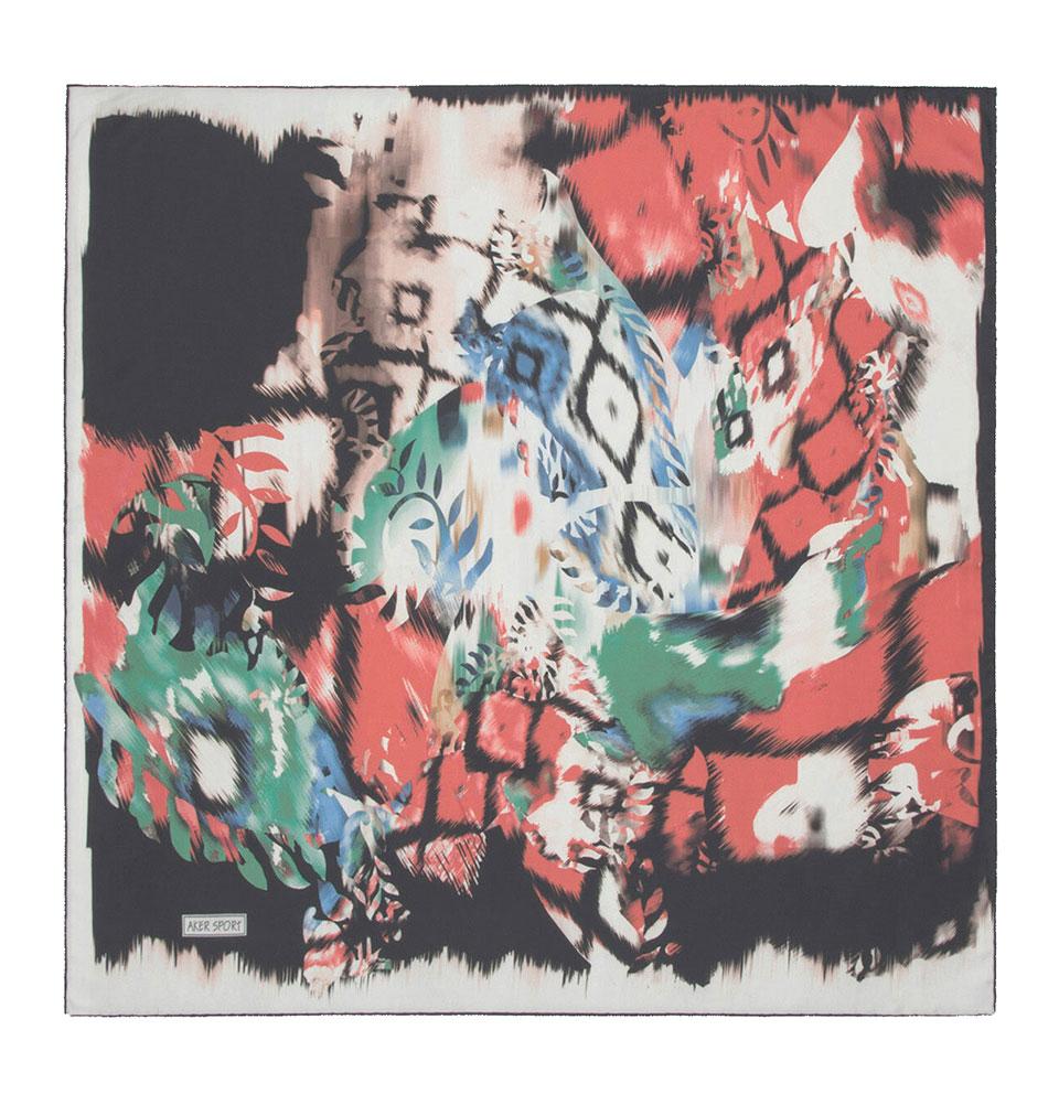 Aker 'Angel' Chiffon Hijab Scarf #6343 911 Black - Lightweight Muslim Headscarf for Women, Perfect for Daily Wear, Prayer, and Special Occasions