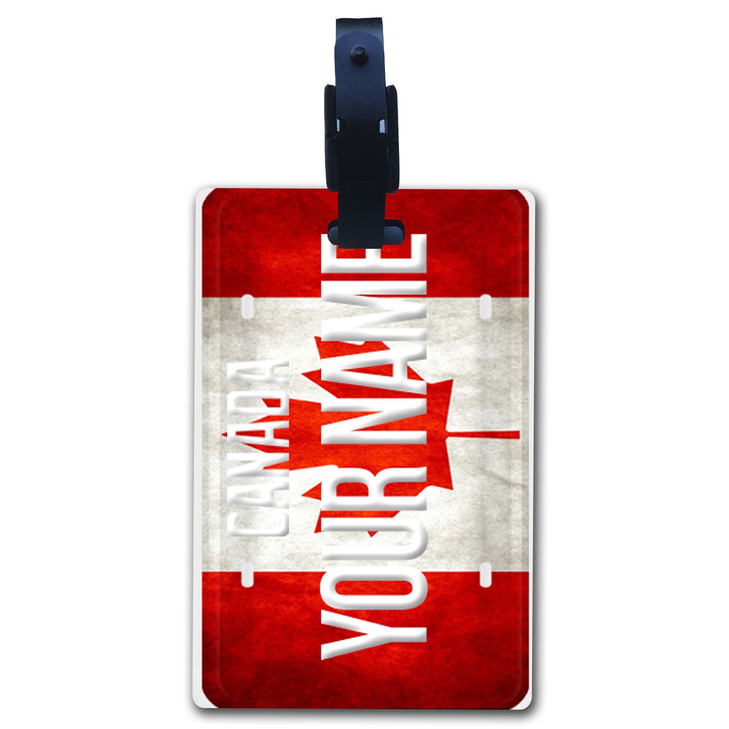 Custom Personalized Luggage Tags with Canada Flag Design - Durable Travel ID Tags for Suitcases, Bags & Backpacks - Perfect for Airports, Travel & Vacation Identification