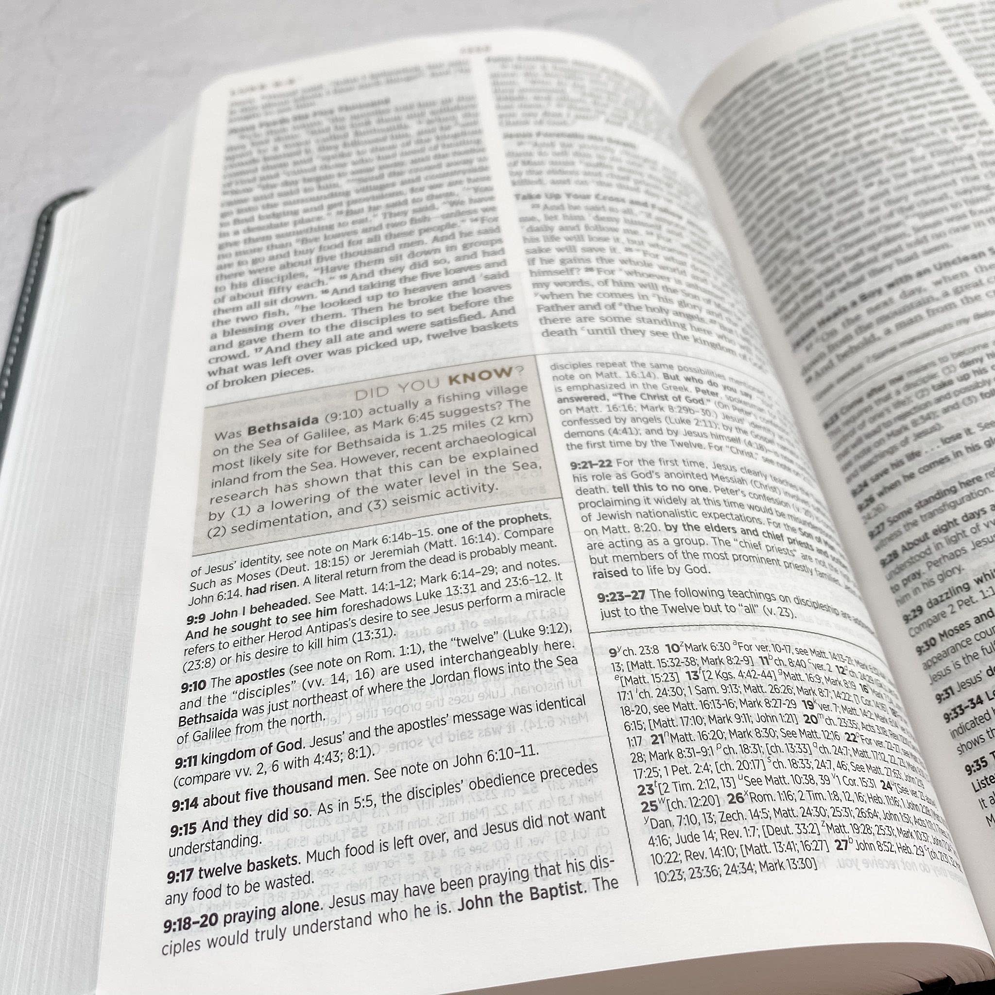 Hand Lettered & Laser Engraved ESV Student Study Bible - Gray TruTone Leather Cover with Custom Name Engraving | Personalized Christian Gift for Graduation, Baptism & Daily Devotion