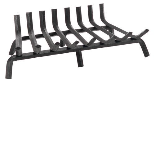 Fireplace Zero Clearance Grates - 3 Inch Clearance with Center Leg Support | Durable Fireplace Accessories for Wood Burning Stoves & Fire Pits | Perfect for Indoor & Outdoor Heating