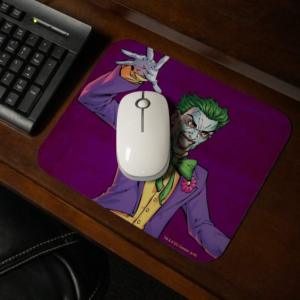 Batman Joker Gaming Mouse Pad - Ultra Thin Non-Slip Rubber Base for PC Laptop - Perfect for Office Work, Gaming & Graphic Design