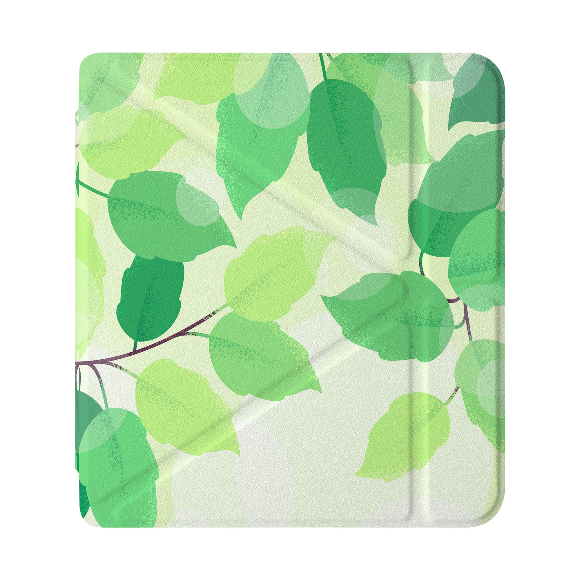 KOBO Premium Leather Case for eReader - Slim Protective Cover with Leaf Design for Comfortable Reading at Home or Travel