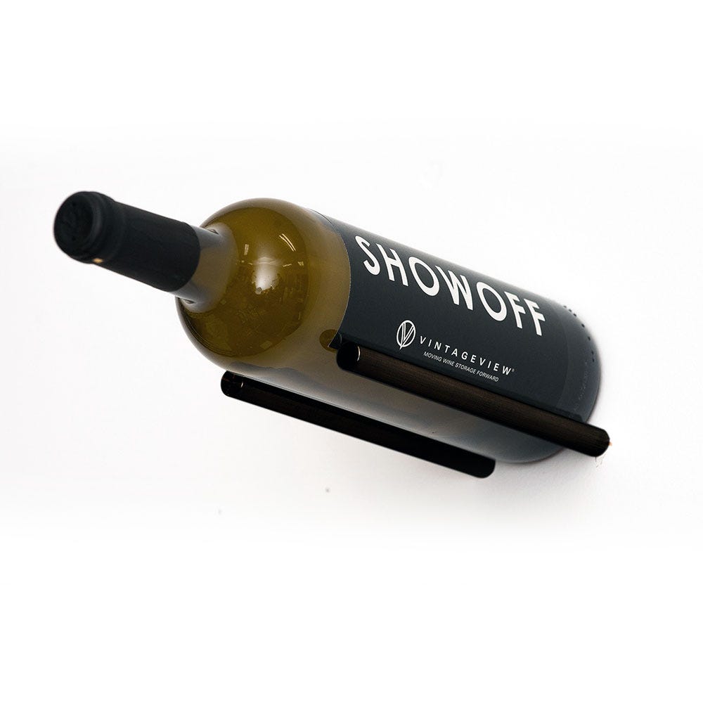 Vino Rails - Durable Metal Wine Rack Components for Flex Strips | Perfect for Home Bars, Wine Cellars & Kitchen Organization