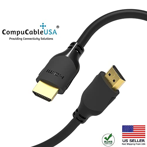 4K Ultra HD HDMI Cable 6 Feet 5 Pack - High Speed 18Gbps Gold Plated Connectors for TV, Monitor, Gaming, Home Theater - Male to Male HDMI 2.0 Cord (Perfect for PS5, Xbox, Roku, Apple TV, PC)
