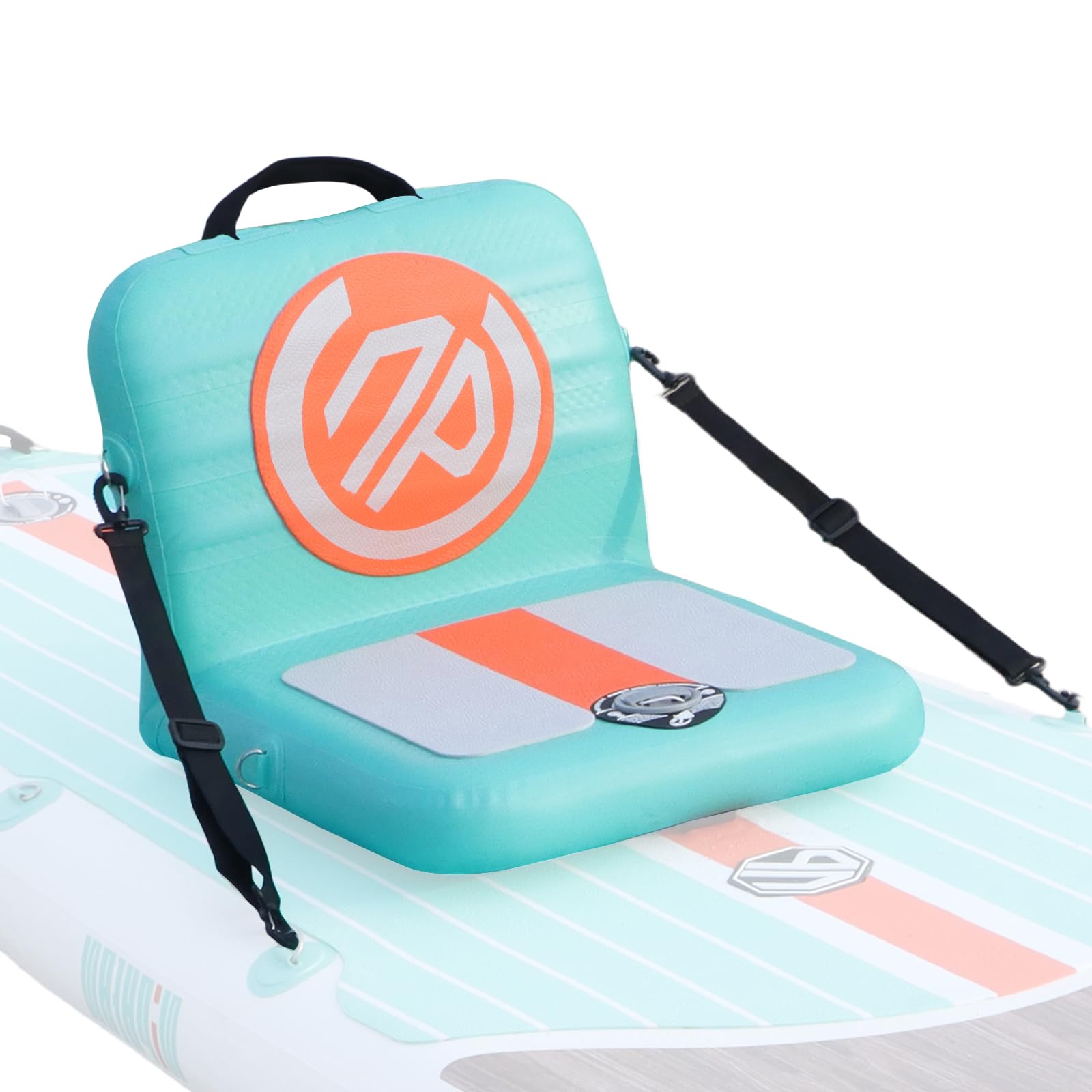 Niphean Inflatable Kayak Seat with Back Support - Heavy Duty Paddle Board Seat for SUP, Canoe & Boat - Ergonomic Kayak Seats for Comfort & Stability - Perfect for Fishing, Camping & Water Sports Adventures