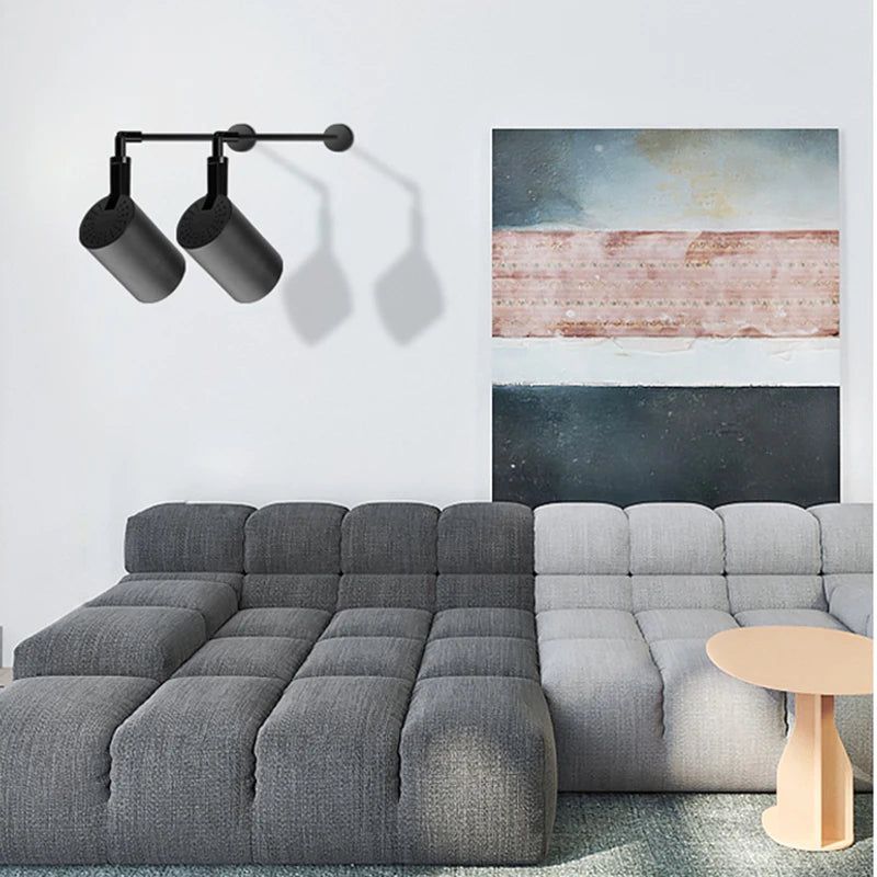 Extendable LED Wall Light with Long Arm - Modern Telescopic Wall Art Lighting for Living Room, Bedroom & Office Decor
