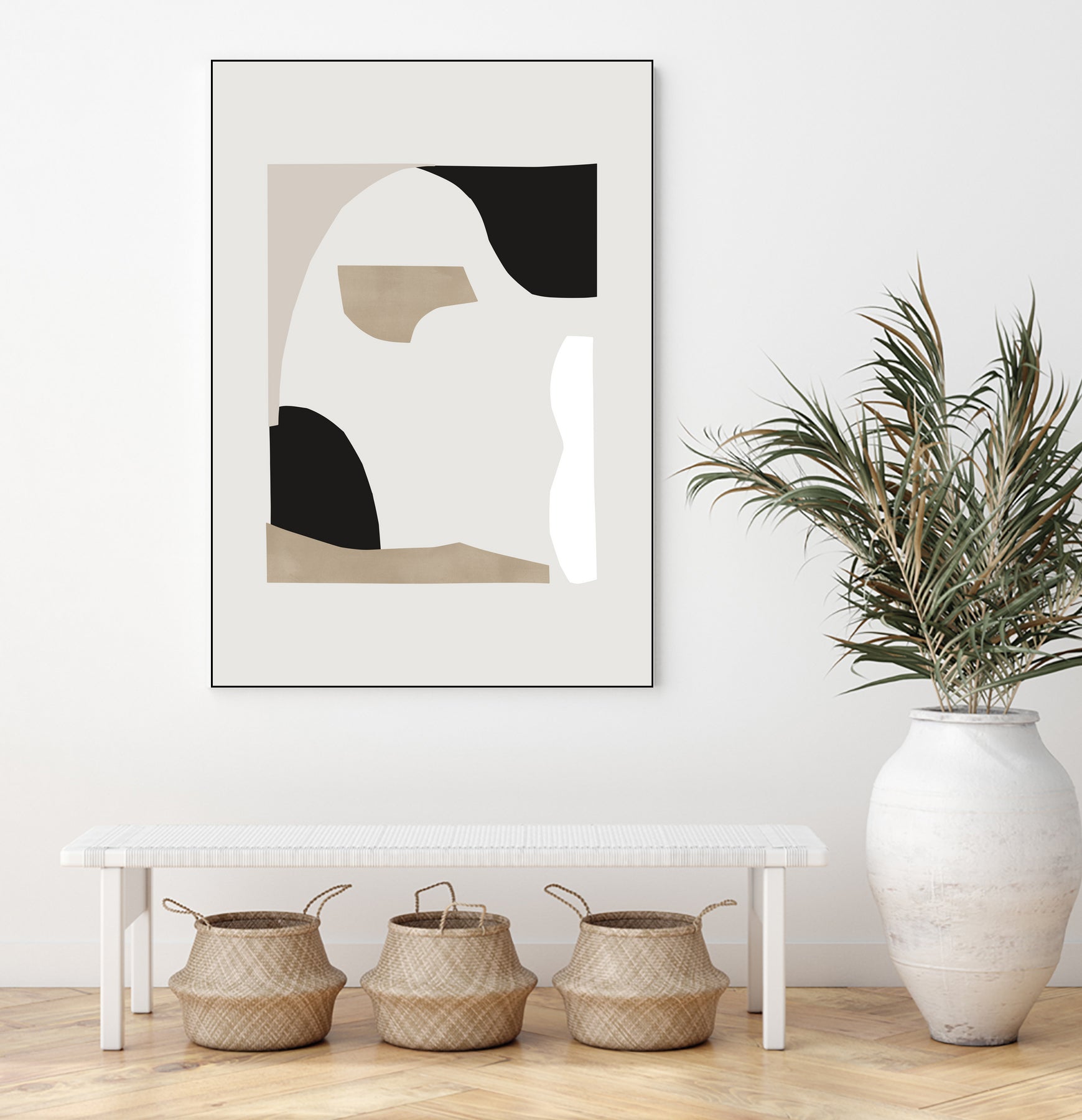 Abstract Shapes Wall Art - Modern Geometric Canvas Prints for Home & Office Decor | Perfect for Living Room, Bedroom, and Workspace