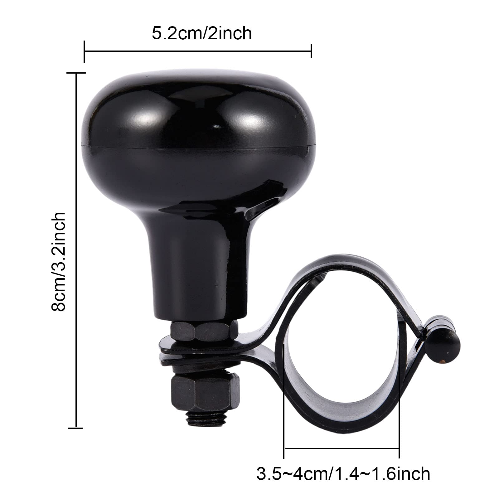 Heavy Duty Universal Steering Wheel Spinner Knob - Suicide Knob for Cars, Trucks, SUVs, Tractors, Boats & Lawn Mowers | Easy Steering Control for Off-Road, Farming & Marine Use