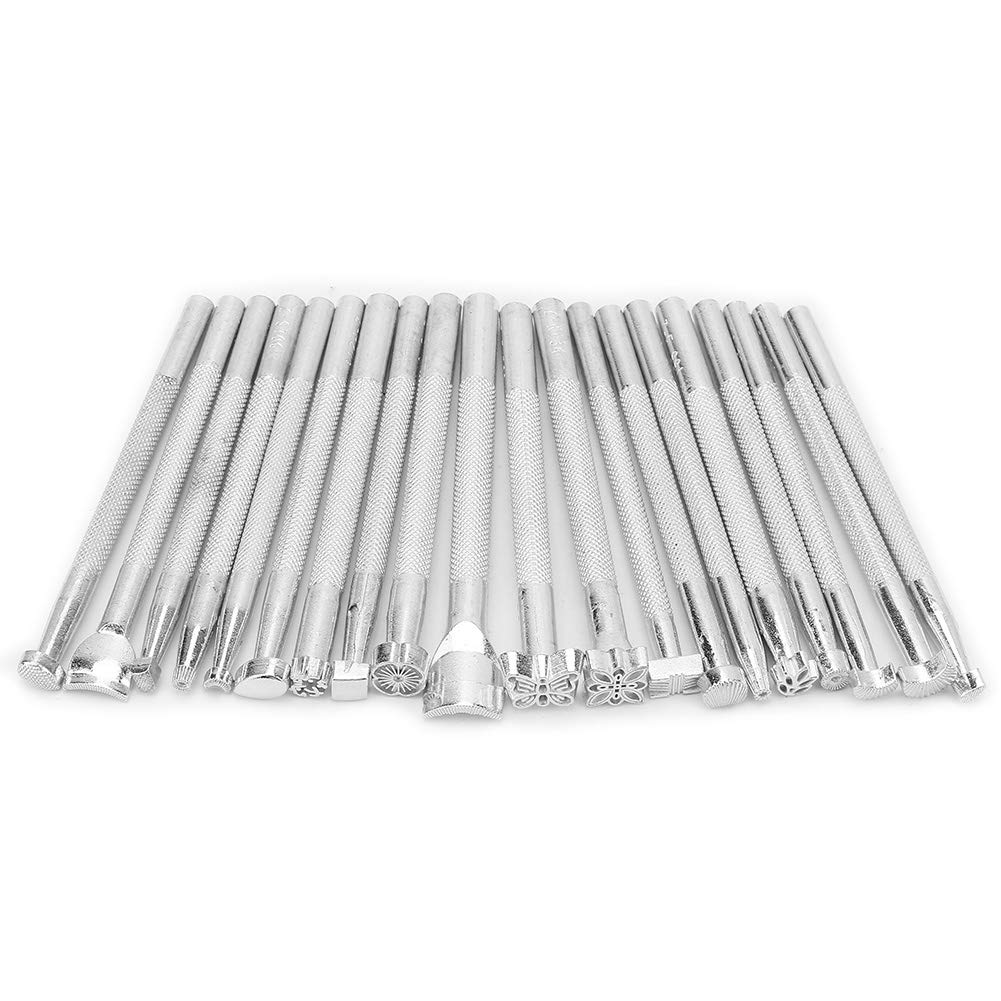 20Pcs Leather Stamping Tools Set for Leather Crafting & Saddle Making