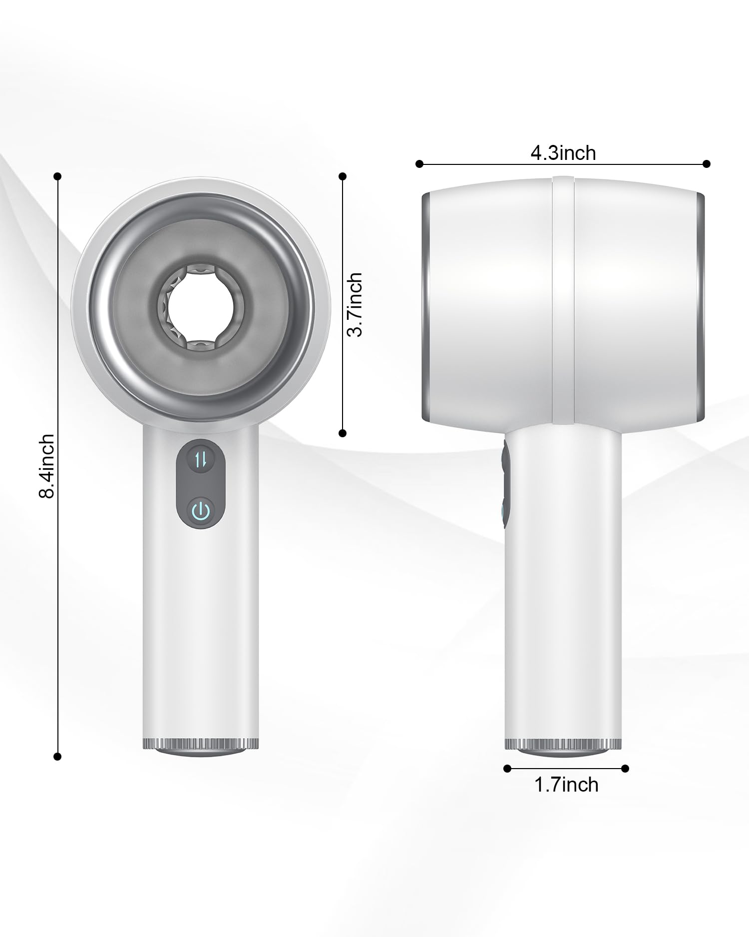Realistic Automatic Male Masturbator with 6 Thrusting Modes - Dual Open-Ended Male Sex Toy for Enhanced Pleasure | 3D Vagina & Blowjob Simulation | Discreet Pocket Pussy Cup Penis Trainer (White) - Perfect for Solo Play, Couples Fun & Stress Relief