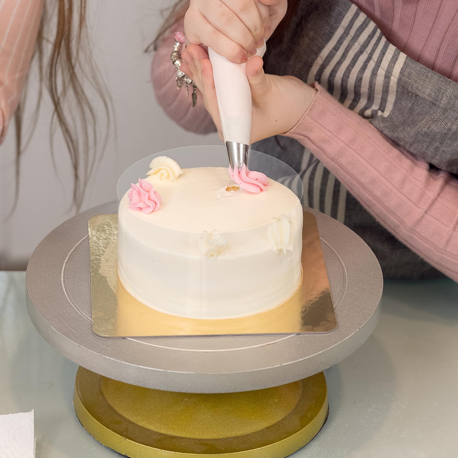 6 x 394 Inch Transparent Acetate Cake Collars - Baking Sheets for Frosting, Chocolate Desserts & Cake Decorating - Perfect for Professional Chefs & Home Bakers - DIY Icing, Crafting & Dessert Presentation