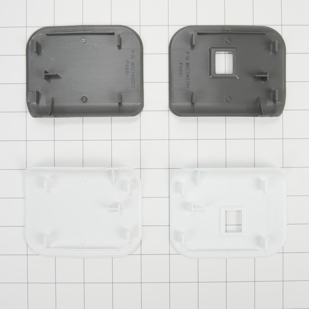 Amana W10808672 Dryer Door Reversal Kit - Compatible with Amana Dryers - Easy Installation for Left or Right Swing - Perfect for Laundry Room Space Optimization