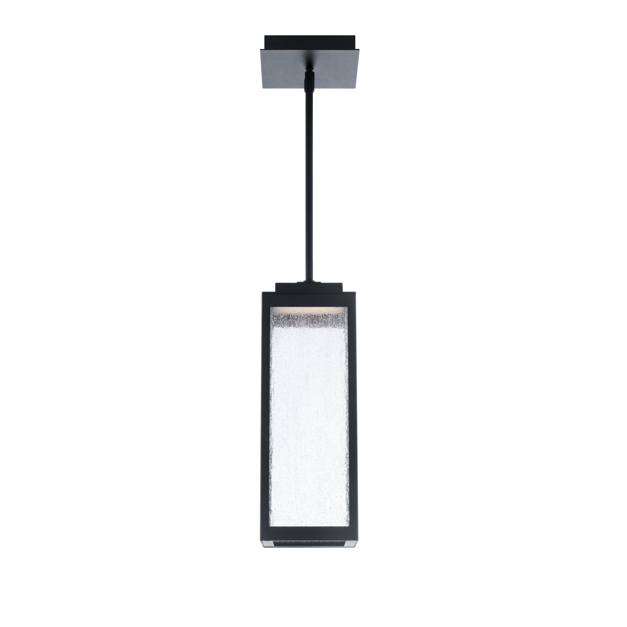 AMHERST LED Outdoor Pendant Light 3000K Warm White - Black Finish for Patio, Porch & Garden Lighting