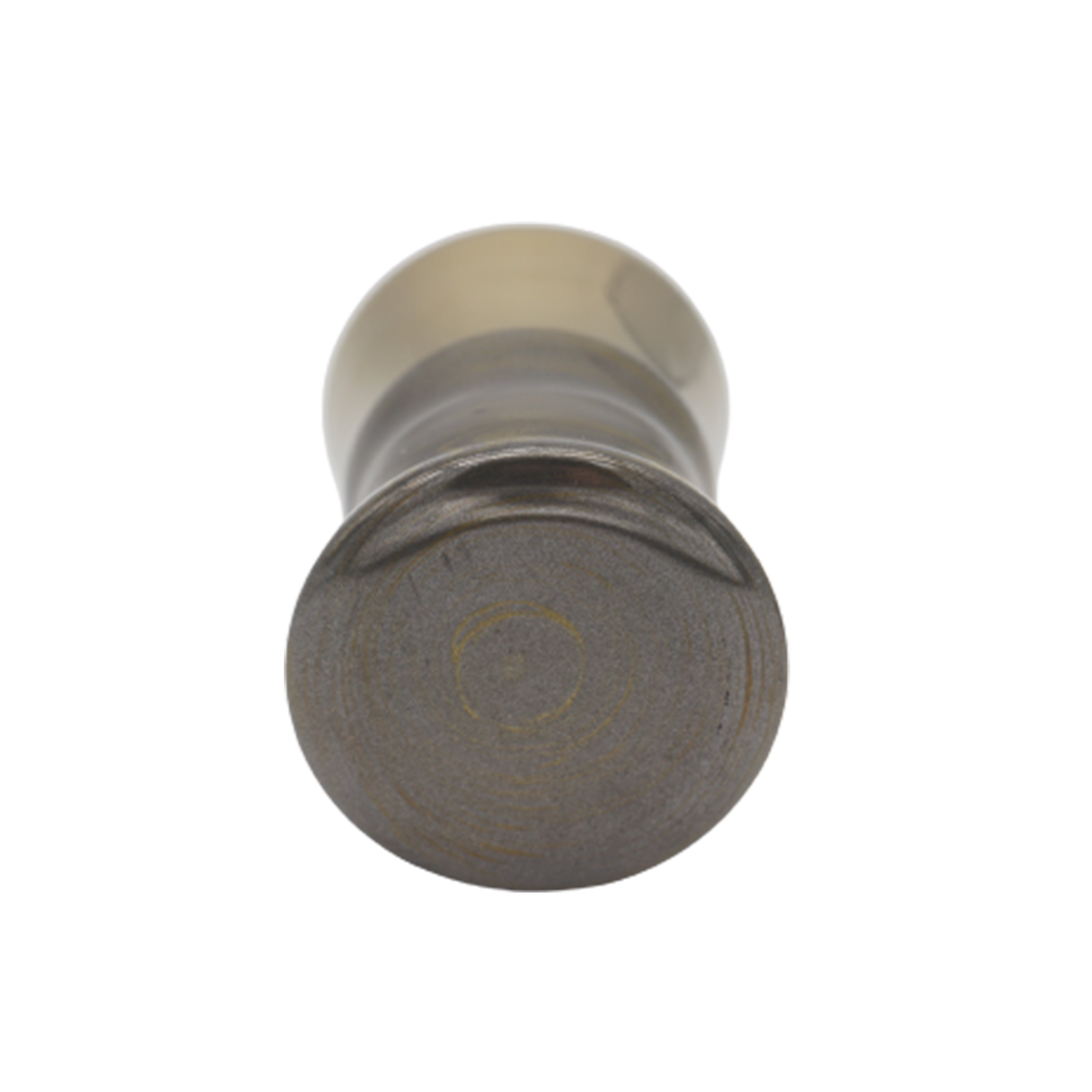 Handcrafted Gunsmoke & Gold Bronze Shaving Brush Handle - Fits 26mm & 28mm Knots - Perfect for Wet Shaving & Grooming Gifts