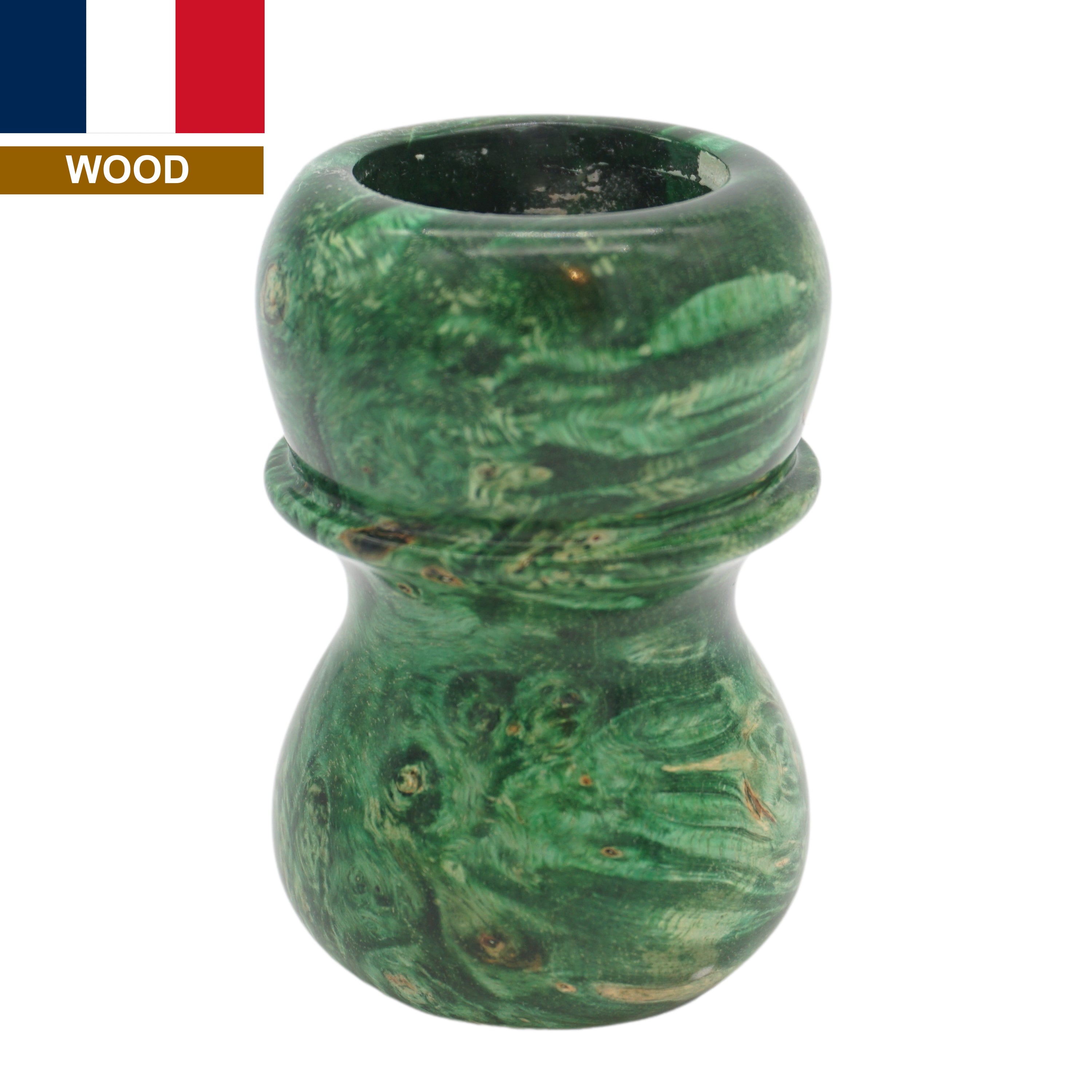 Premium Stabilized Maple Burl Wood Shaving Brush Handle - Fits 24mm & 26mm Knots - Handcrafted for Wet Shaving & Grooming Gifts - Perfect for Barber Shops, Home Use & Luxury Shaving Kits
