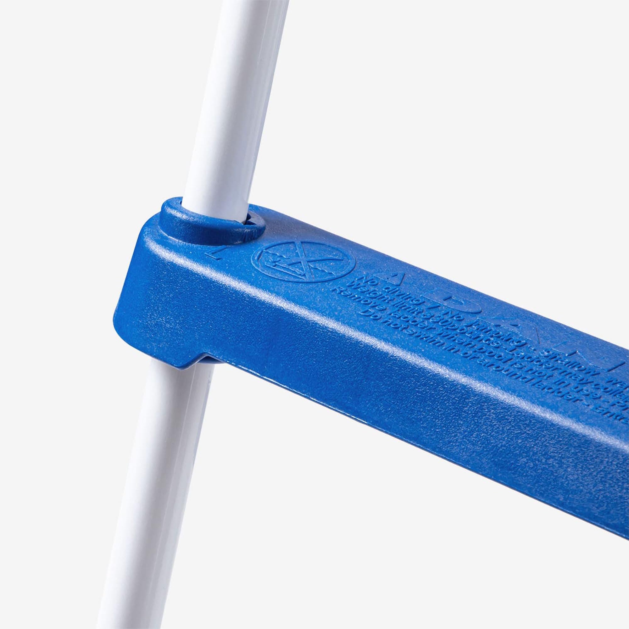52 Inch Lightweight Steel Above Ground Pool Ladder with Non-Slip Feet - Funsicle SureStep 3 Stair Outdoor Swimming Pool Accessory for Easy Entry/Exit | Perfect for Backyard, Inground & Above Ground Pools (Blue & White)