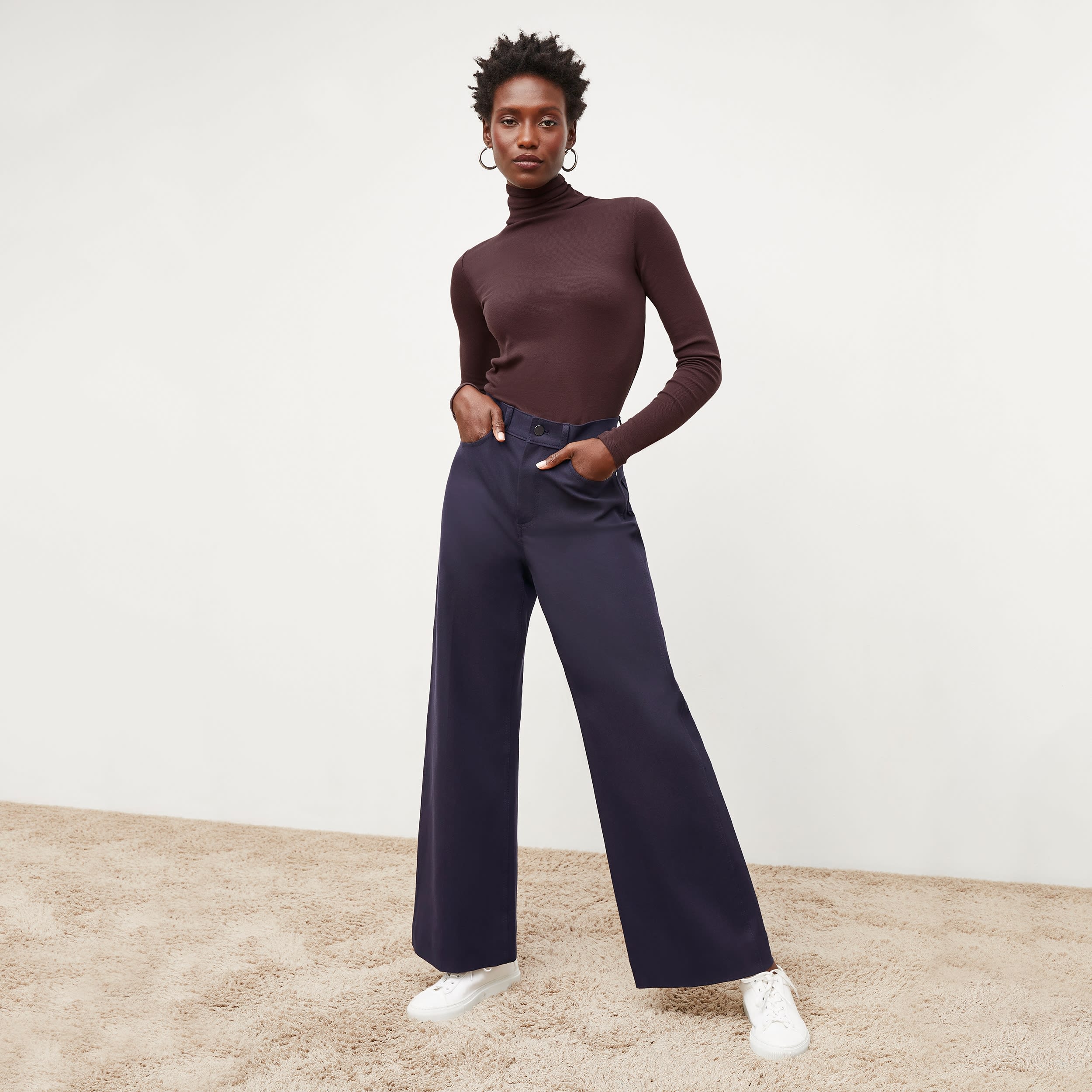 Milo Wide Leg Jeans for Women - Eco-Friendly Stretch Denim Pants with Comfortable Fit - Perfect for Casual Outfits, Workwear & Everyday Style