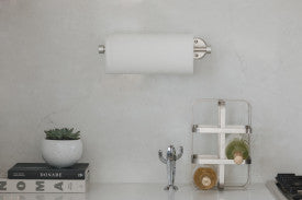 Stainless Steel Wall Mounted Paper Towel Holder - Rustproof Kitchen & Bathroom Organizer for Easy Access | Perfect for Home, Office, Restaurant Use