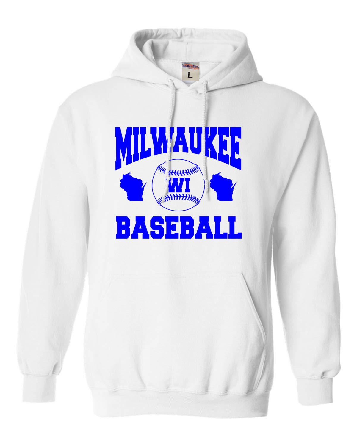 Milwaukee Wisconsin Baseball Hoodie - Men's & Women's Pullover Sweatshirt for Sports Fans & Casual Wear