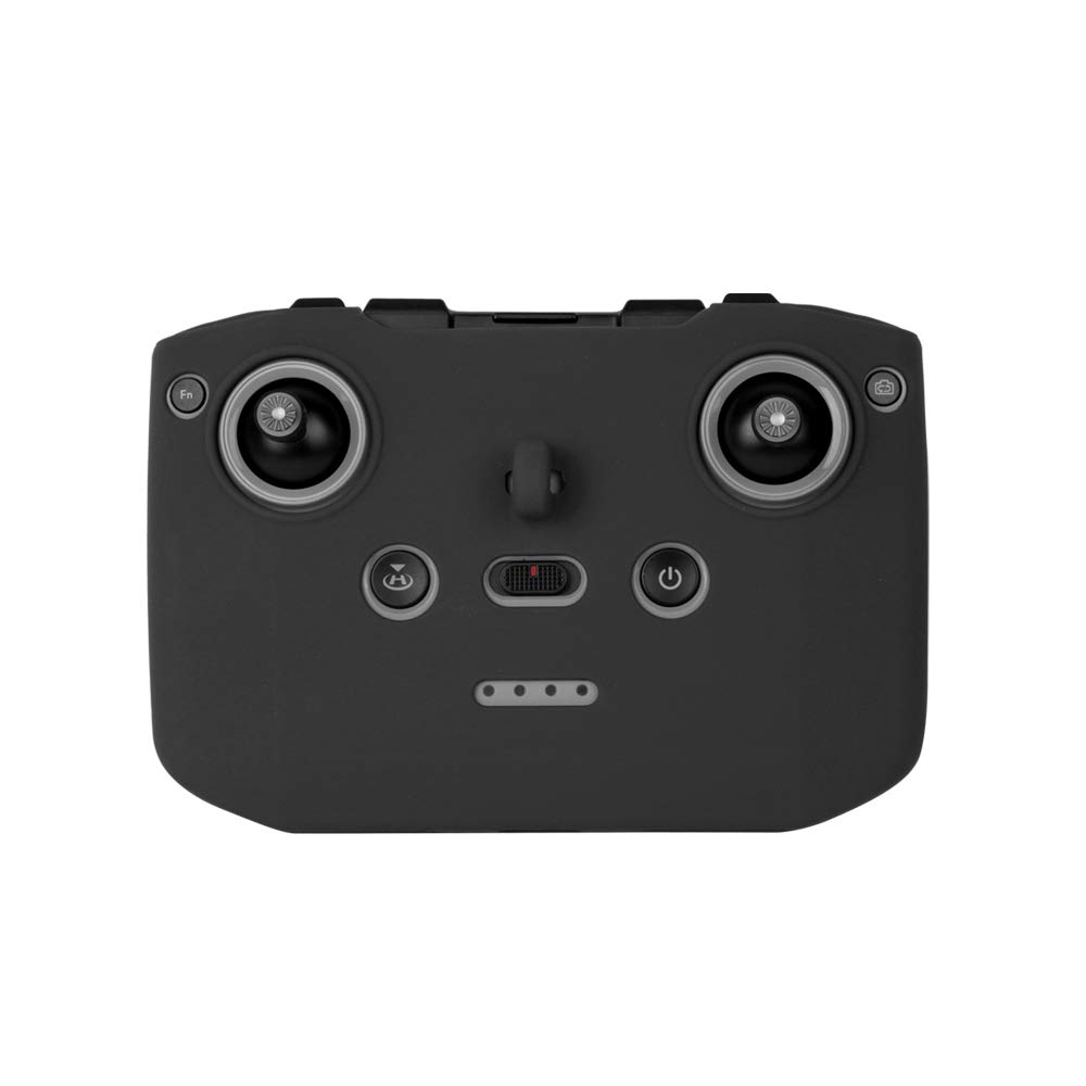 DJI Mavic Air 2 Remote Controller Cover - Silicone Protective Case with Lanyard (Black) for Safe Drone Flying
