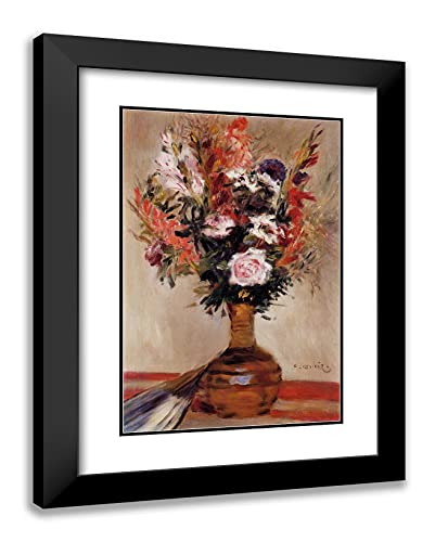 Black Modern Wood Frame with Double Matting