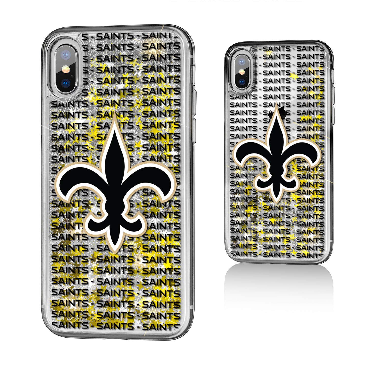 New Orleans Saints Glitter iPhone Case - Saints Team Design for iPhone [Models] - Perfect for Game Day, Fan Gifts & Showcasing Team Spirit