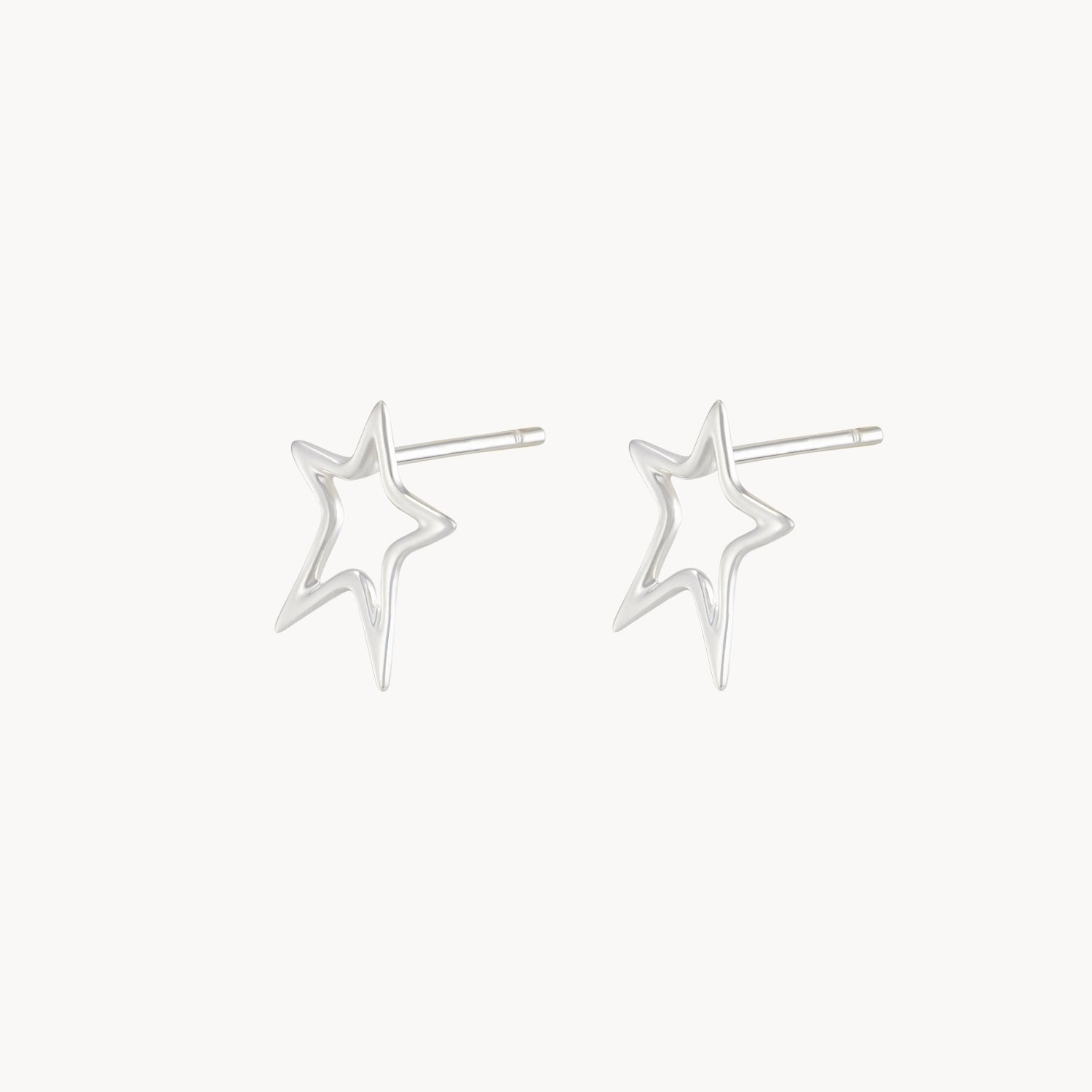 Bright Star Earrings - Sterling Silver Dainty Stud Earrings for Women, Perfect for Everyday Wear & Gift Giving