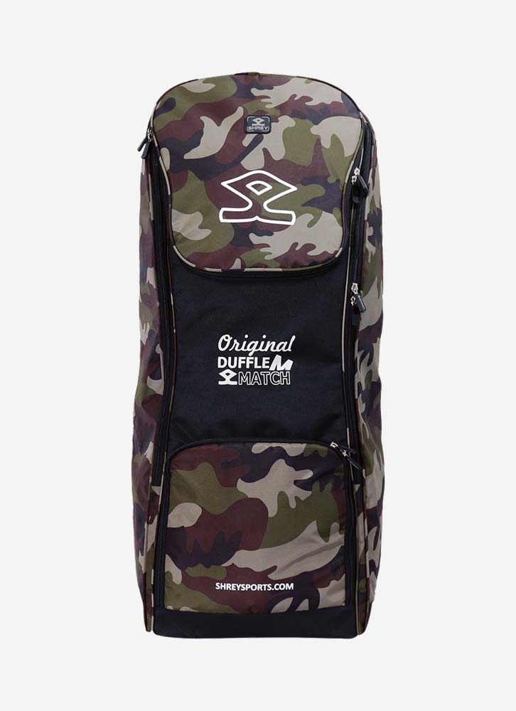 Stylish Shrey Match Duffle Bag for Travel, Gym & Sports - Water-Resistant Carry-On Luggage for Men & Women | Perfect for Workouts, Weekend Trips & Outdoor Adventures