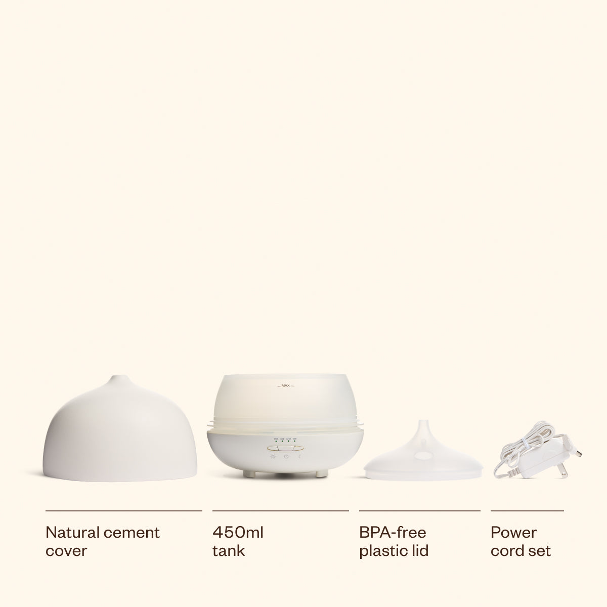 Aroma Om® Deluxe Essential Oil Diffuser - Premium Ultrasonic Aromatherapy Humidifier for Home, Office & Yoga Studio - Perfect for Relaxation, Stress Relief & Better Sleep