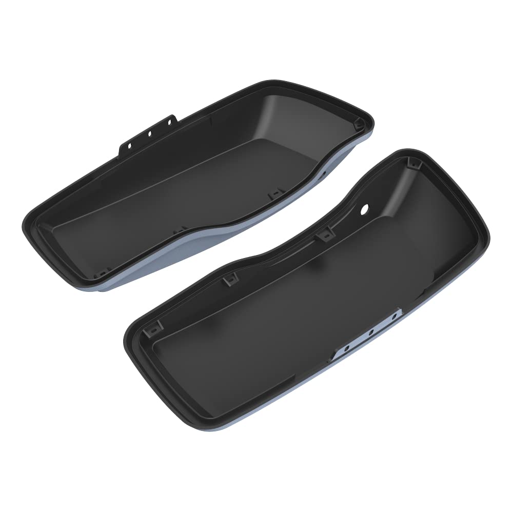 Advanblack Motorcycle Saddlebag Lids for Harley-Davidson Touring, Road Glide, Street Glide Special & Road King (2014-2023) - Durable Replacement Covers for Long Rides & Custom Bike Upgrades