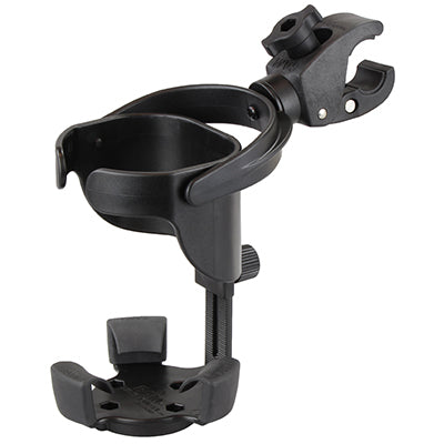Universal RAM Complete Large Cup Holder with Claw Mount - Perfect for Cars, Trucks & SUVs - Secure Drink Storage While Driving