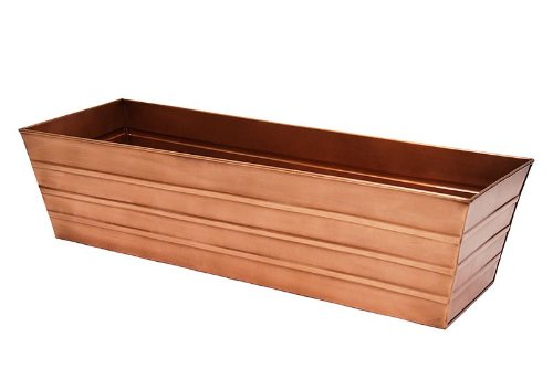Premium Copper Plated Window Box - Large Size for Home & Garden Decor | Perfect for Wedding Favors, Gift Packaging, and Display Cases