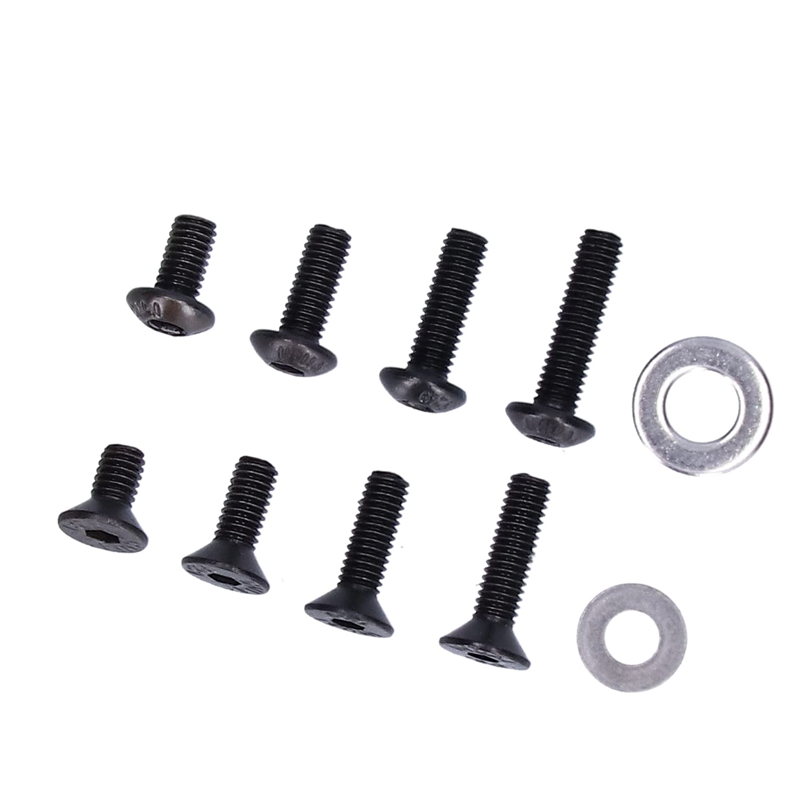 M3 Countersunk Screws Assortment Kit - 240Pcs Hex Socket Head Screws with 120Pcs Washers | Hardware Fasteners for Mechanical Repair, Electronics Disassembly & DIY Projects | Perfect for Furniture Assembly, Automotive Maintenance & Home Improvement