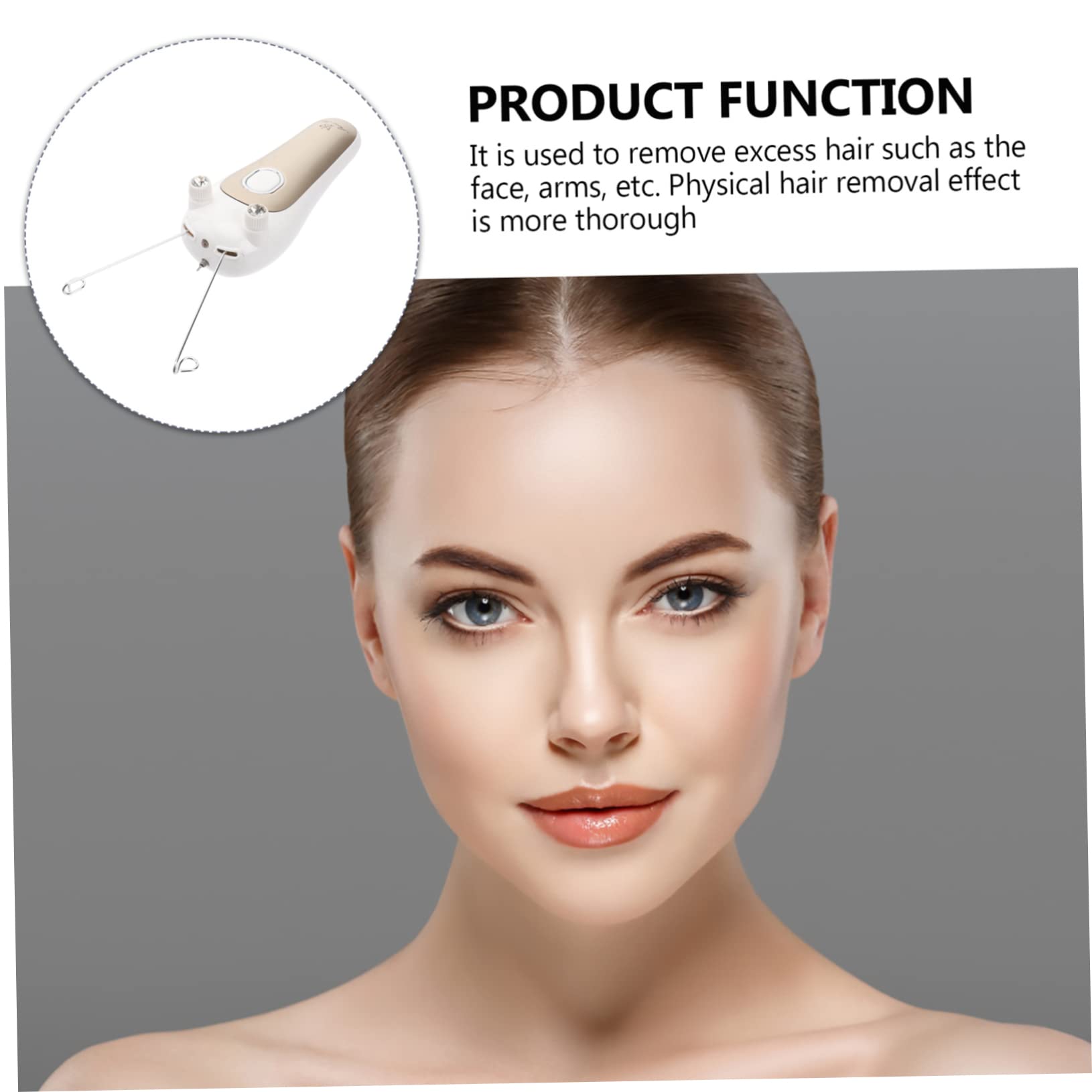 DOITOOL Electric Facial Hair Remover for Women - USB Rechargeable Eyebrow & Face Shaver Trimmer Epilator - Perfect for Travel, Home & Salon Use