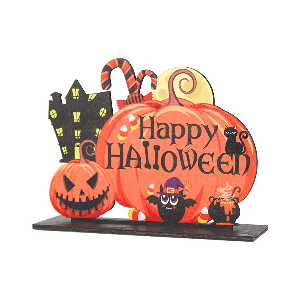 Spooky Halloween Wooden Decorations - Creative DIY Scary Ornaments & Gifts for Home, Party, and Outdoor Halloween Decor