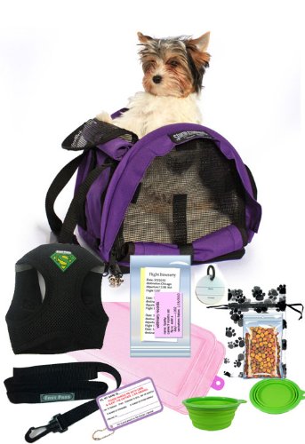 Kats'N Us All-in-One Airline Approved Pet Travel Carrier Bag with Removable Cube - Perfect for Air Travel, Road Trips & Vet Visits