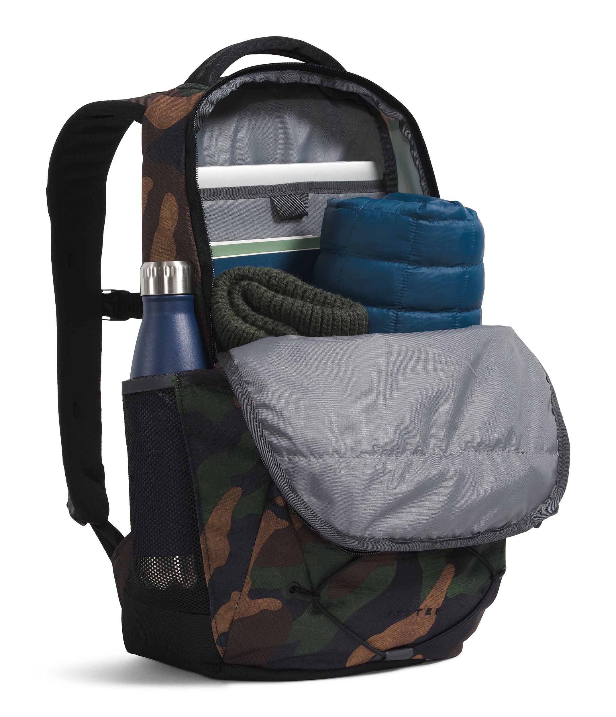 The North Face Jester Backpack - Durable School & Travel Backpack for Men & Women - Water-Resistant Laptop Backpack with USB Port - Perfect for College, Hiking & Commuting