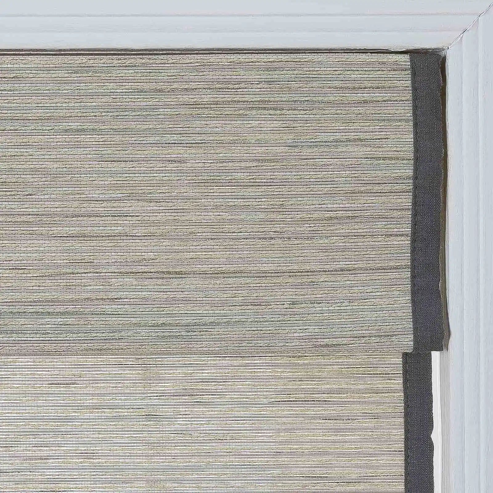 Rae Natural Kenaf Woven Wood Window Shades - Light Khaki | Eco-Friendly Bamboo Blinds for Living Room & Bedroom