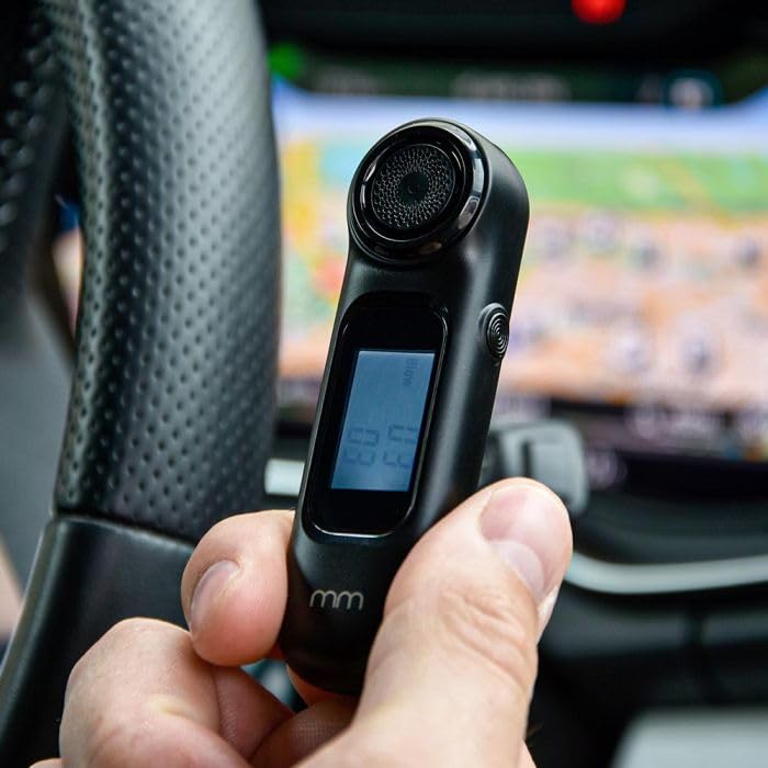 MM - Mini Breathalyzer | Portable Alcohol Tester for Personal & Professional Use | Accurate BAC Detection | Perfect for Parties, Driving Safety & Workplace Testing
