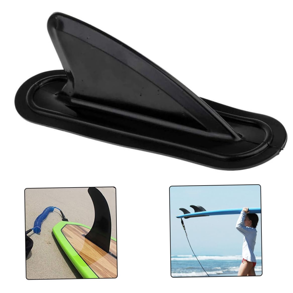 **Kayak Skeg Tracking Fin - Small Surfboard & Inflatable Boat Shark Fin Replacement (2pcs) - Perfect for Paddleboard, SUP & Kayak Stability**    *(Use Case: Enhances tracking & stability for paddleboards, kayaks, and inflatable boats in lakes, rivers, and ocean waters.)*