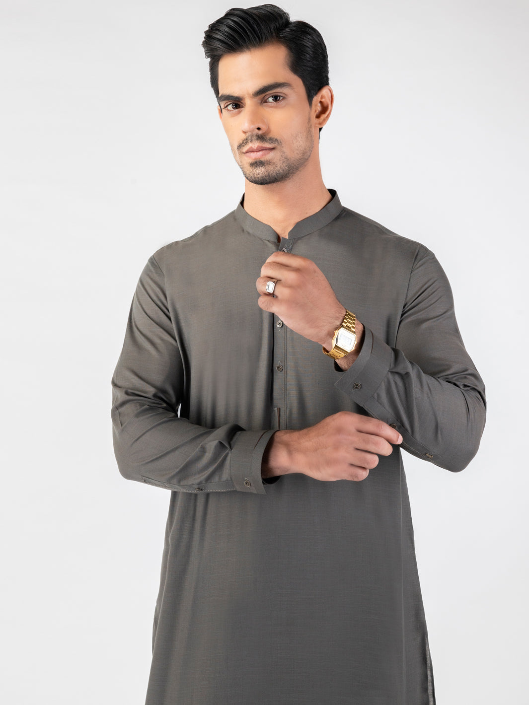 Stylish Blended Grey Shalwar Kameez for Women | Premium Pakistani Traditional Outfit | Perfect for Eid, Weddings & Special Occasions
