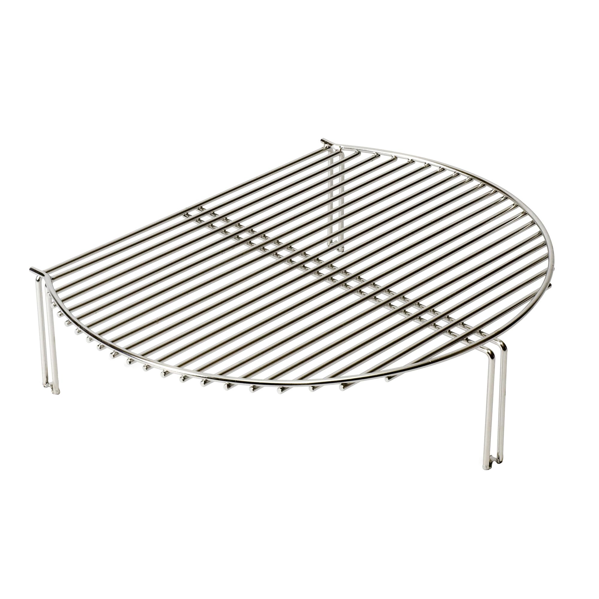**Kamado Joe BJ-SCS Stainless Steel Grill Grate Expander – Expand Cooking Space for Big Joe 24-inch Charcoal Grill & Smoker – Perfect for Indirect Cooking, BBQ, Smoking & Grilling – Ideal for Backyard Cookouts, Tailgating & Outdoor Gatherings**