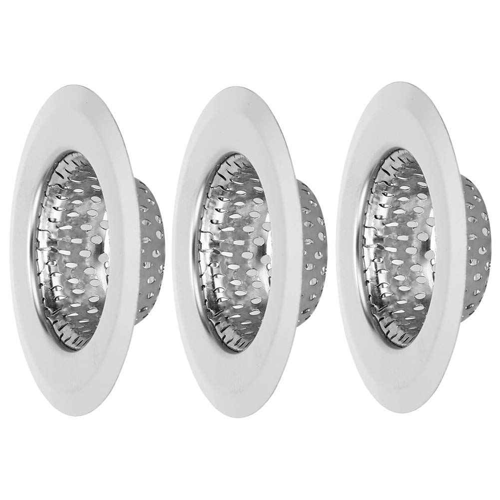 Stainless Steel Drain Filter for Kitchen & Bathroom - Dense Mesh Sewer Strainer for Toilet, Sink, and Shower - Essential Household Tool for Preventing Clogs and Trapping Foreign Matter