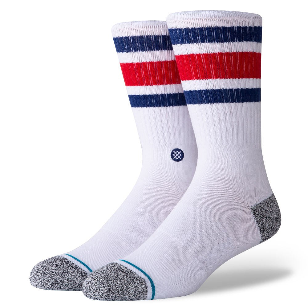 Stance Boyd St Socks for Men - Comfortable Athletic Crew Socks in Blue - Perfect for Running, Basketball & Everyday Wear