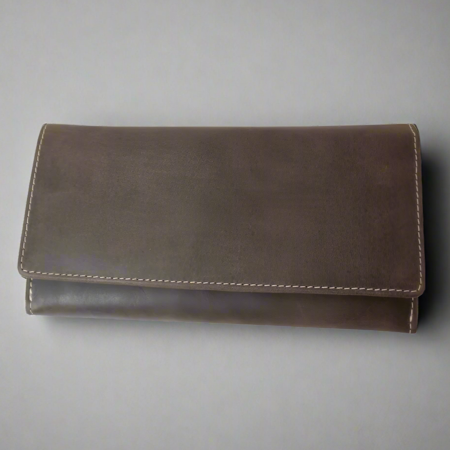 BOL Women's RFID Blocking Trifold Wallet - Slim Leather Wallet with Multiple Card Slots & ID Window - Perfect for Travel, Shopping, and Everyday Use