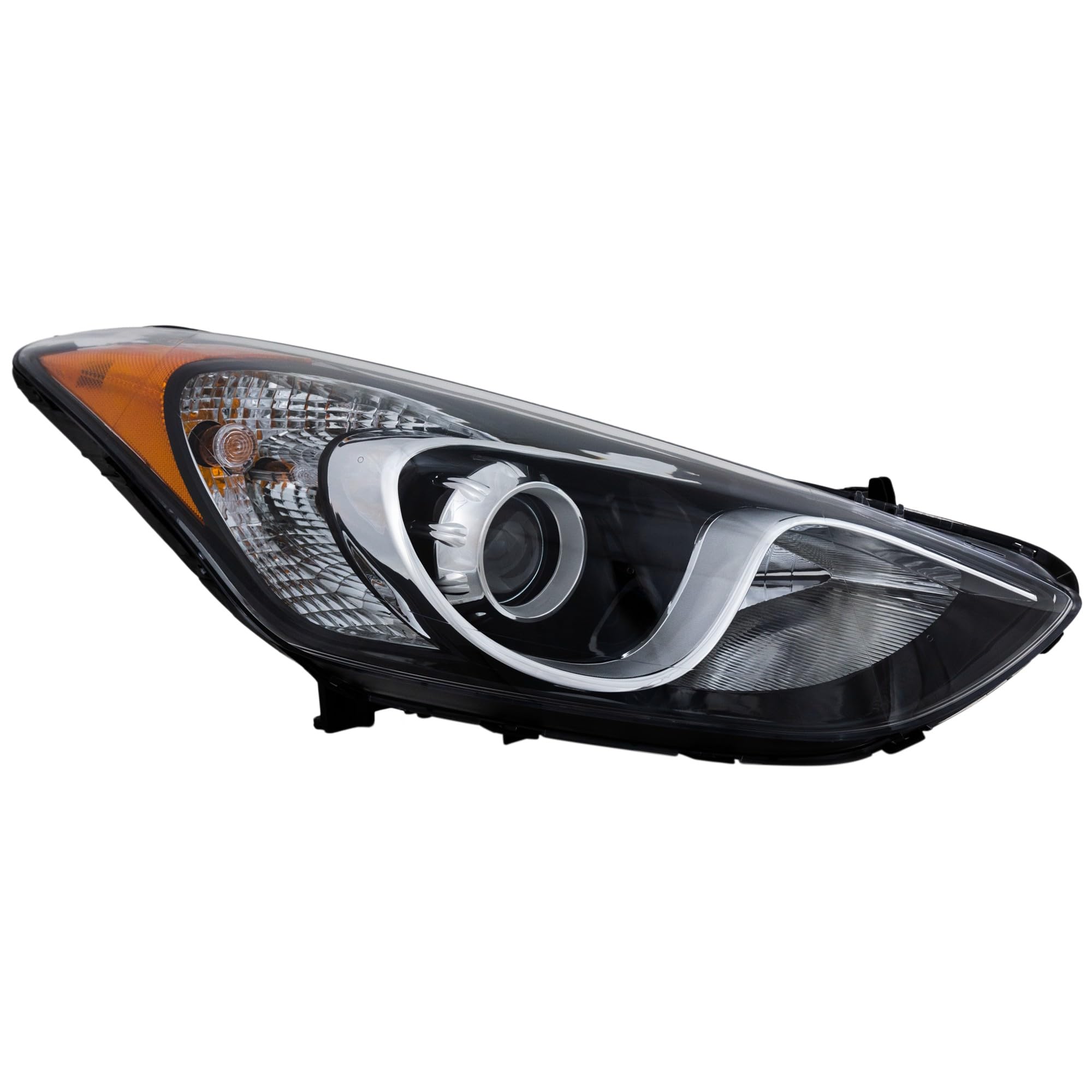 Go-Parts - Replacement Headlight Assembly for Hyundai Elantra GT 2013-2017, Right Passenger Side Halogen Headlamp - Perfect for Night Driving & Enhanced Visibility