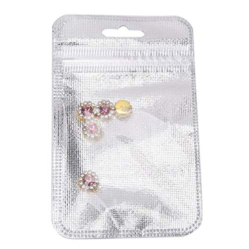 5 Colors Round Shape Nail Art Diamonds - DIY Gilded Nail Decorations for Nail Salon (Light Purple) | Perfect for Manicures, Pedicures, and Nail Art Designs