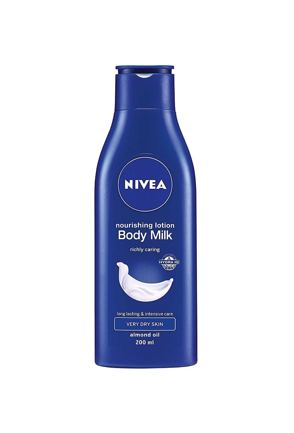 Nivea Nourishing Body Milk Lotion with Almond Oil - 75ml (Pack of 4) | Deep Hydration for Dry Skin | Perfect for Daily Moisturizing & After Shower Care